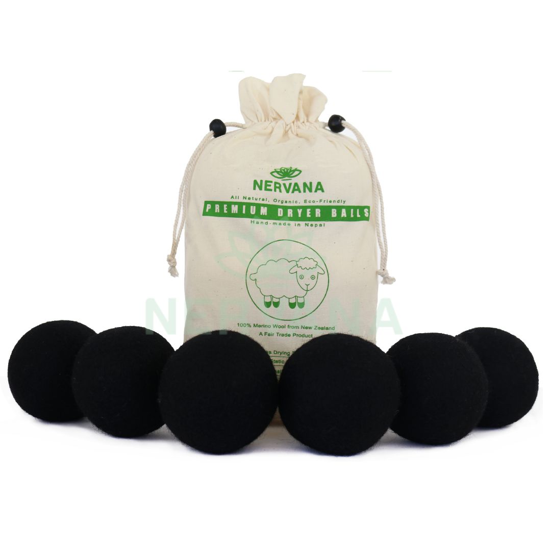 Wool Dryer Balls - Black