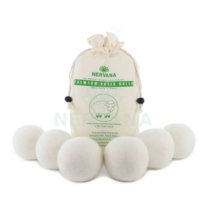 Wool Dryer Balls - White