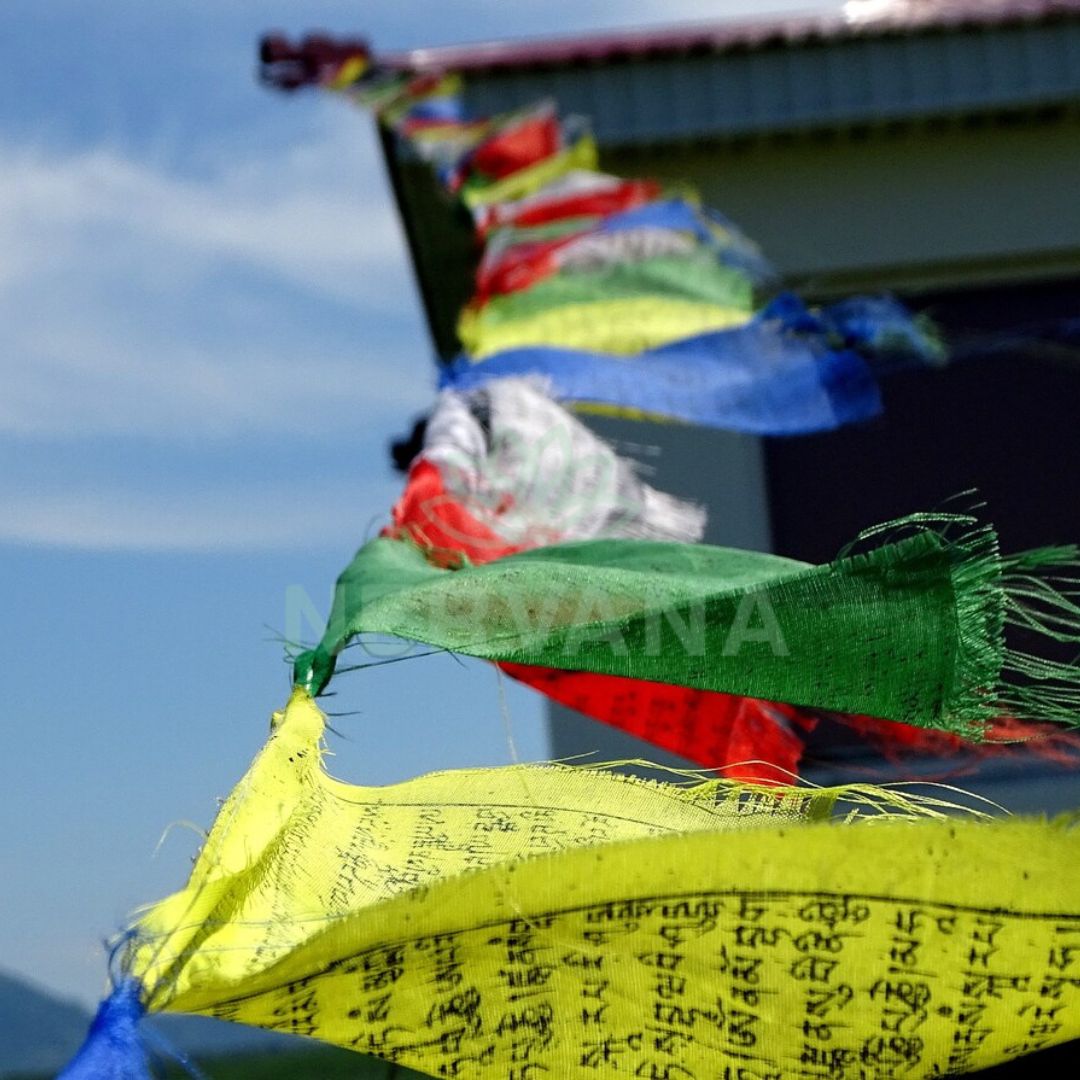 Lung Ta Wind Horse Buddhist Prayer Flag - 100% Cotton