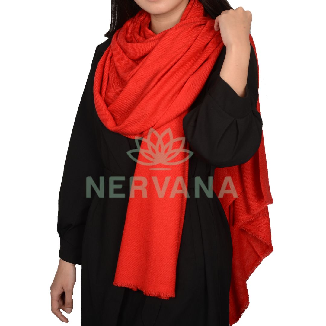 Cashmere Shawl - Red