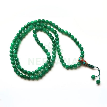 Green Jade Mala