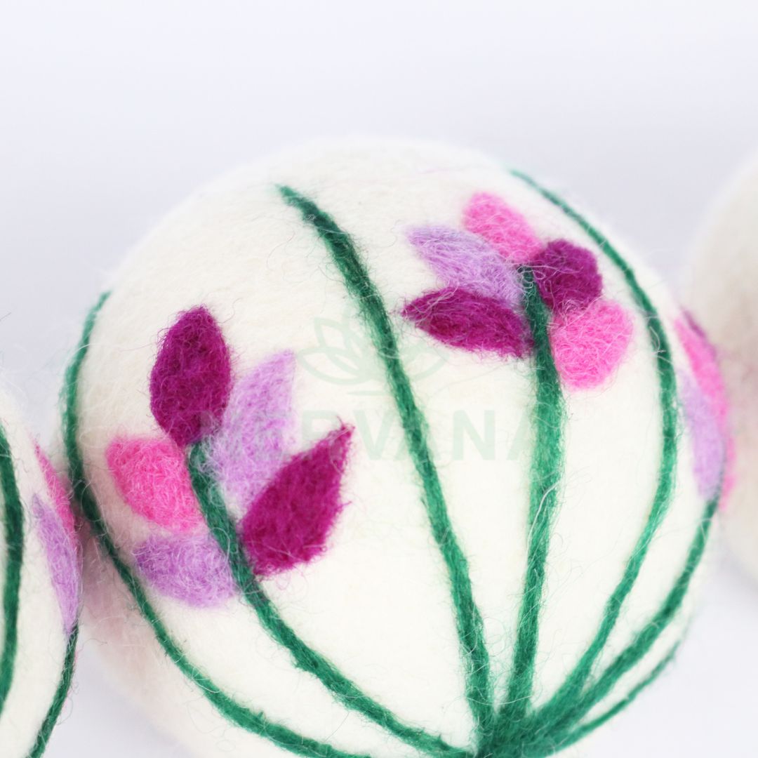 Wool Dryer Balls - Lavender