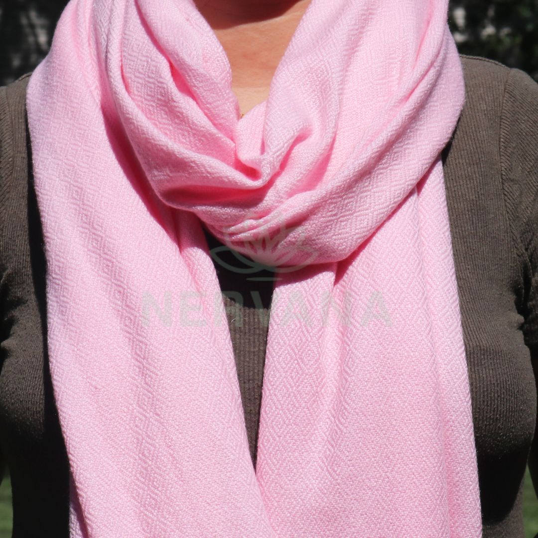 Cashmere Shawl - Millenial Pink