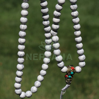 Howlite Mala