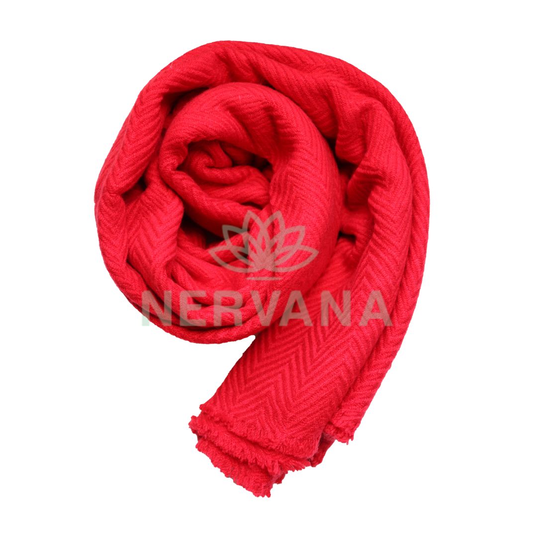 Cashmere Shawl - Red