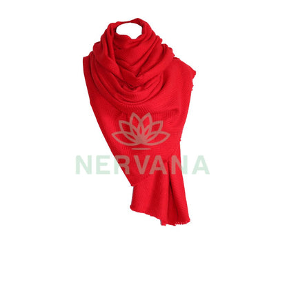 Cashmere Shawl - Red