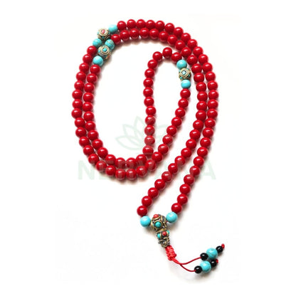 Red Coral Mala