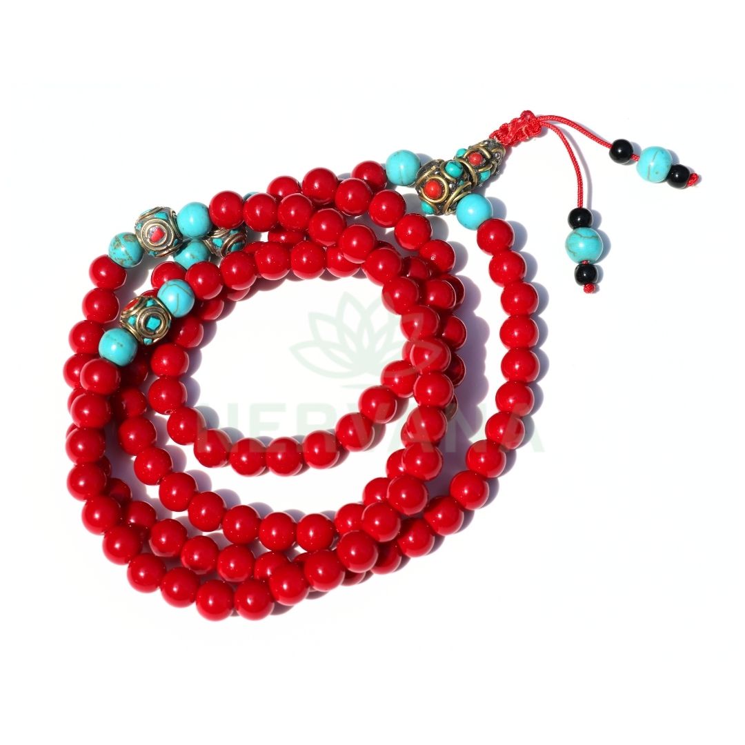 Red Coral Mala