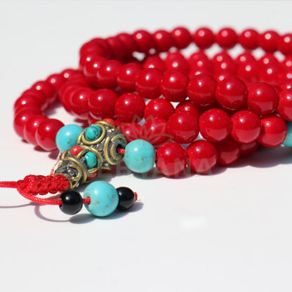 Red Coral Mala